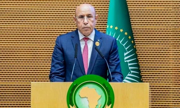 Le président mauritanien prend la présidence tournante de l UA الشروق